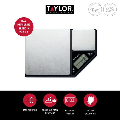 Dual Platform Digital Kitchen Scale, 5kg/500g, Gift Boxed