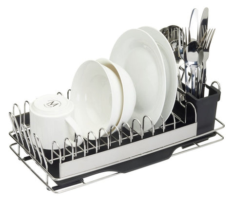 Compact Dish Drainer SS 41x21cm