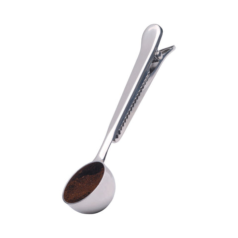 SS Coffee Measure Spoon and Bag Clip