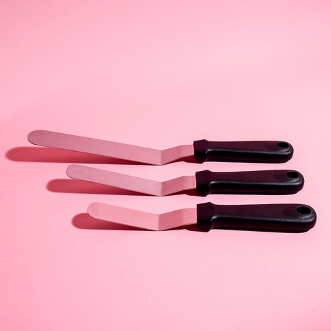 Stainless Steel Cranked Spatula - 6"