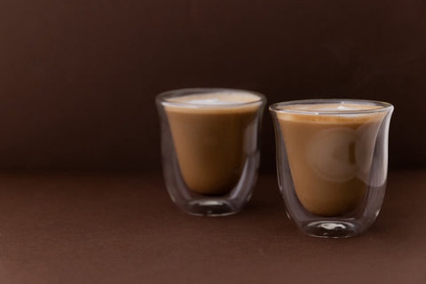 Double Walled Cappuccino Glasses 200ml Set/2