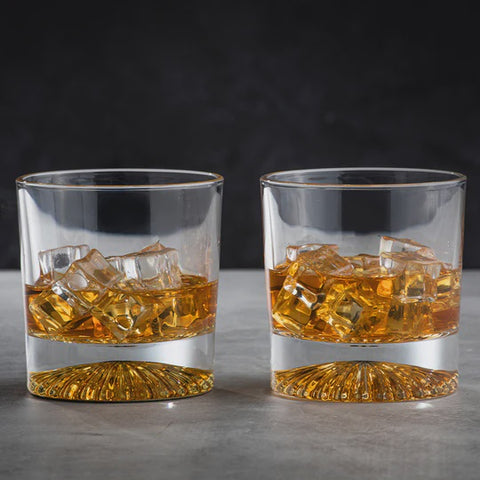 Enzo Gold 2pk Whisky Glass