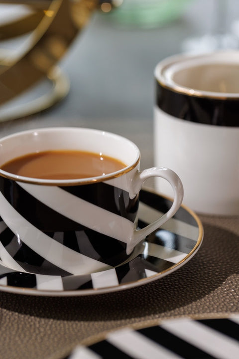 Luxe Deco Geo Tea Cup 200ml 2pc Set