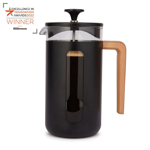 Pisa Cafetiere 8 Cup 1.0L Black