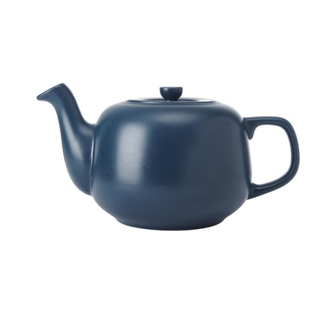 Ceramic Teapot, Navy, 1.2 Litres, Labelled