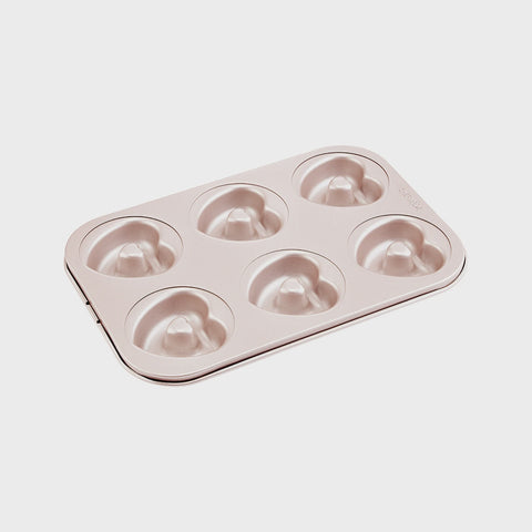 Donut Heart Pan - 6 Cup