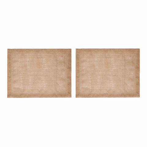 Rectangle Placemat 2pc Set - Jute - 45 x 35cm