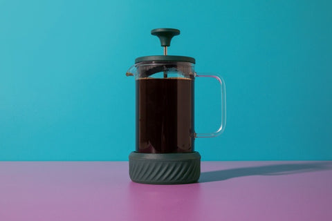 Zero Glass Cafetière, Three Cup, 350ml, Green, Gift Boxed