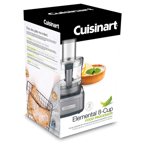 8 Cup Food Processor Gun Metal - Grey