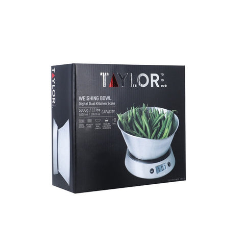 Weighing Bowl Dual Digital Kitchen Scale 5kg, Gift Boxed