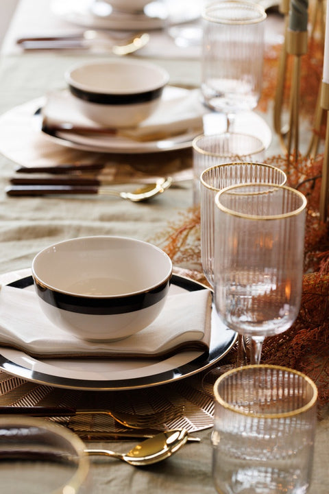 Luxe Deco Dinner Plate 27.5cm 4pc Set