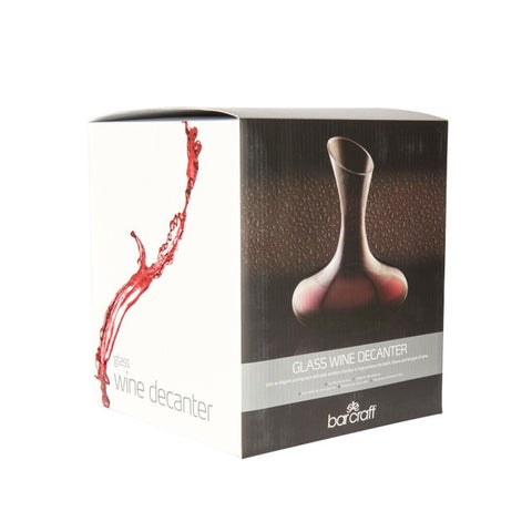 Deluxe Glass Wine Decanter, 1.5 Litres, Gift Boxed