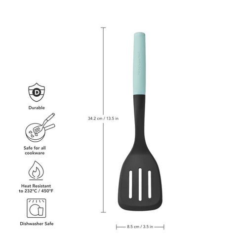 Slotted Turner, Soft Grip, Mineral Water, Carded