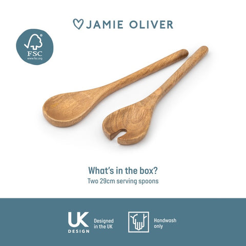Big Love Mango Wood Serving Set, 29x14cm, Sleeved