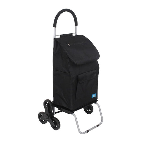 Handy Trolley With Climbing Wheels - Black