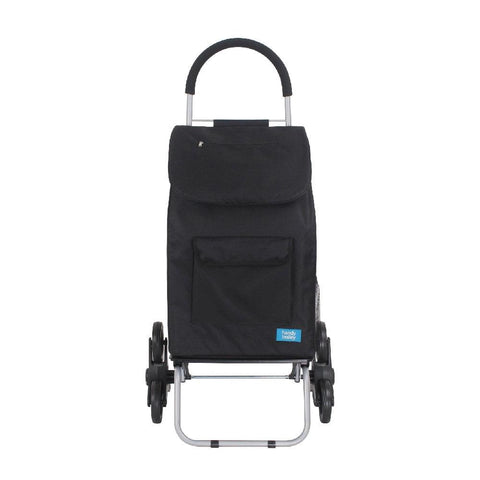 Handy Trolley With Climbing Wheels - Black
