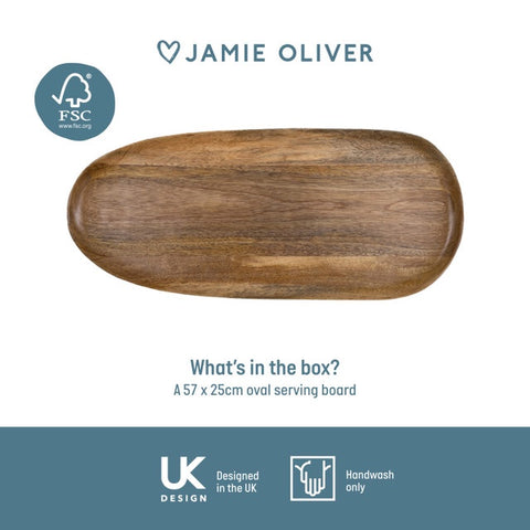 Big Love Mango Wood Board 57x25cm, Sleeved