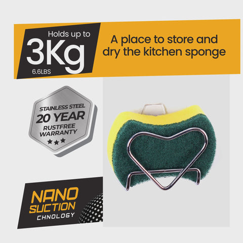 White Magic I-Hook Sponge Holder