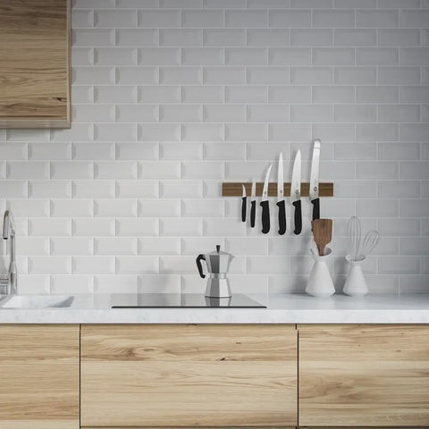 Solid Oak Magnetic Knife Rack 60cm