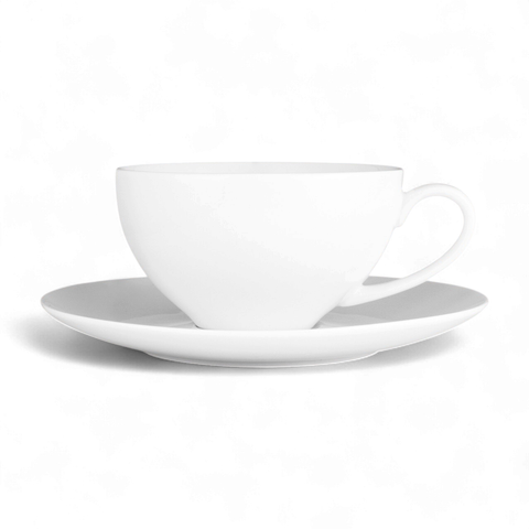 Breaky Cup & Saucer 400ml New Bone