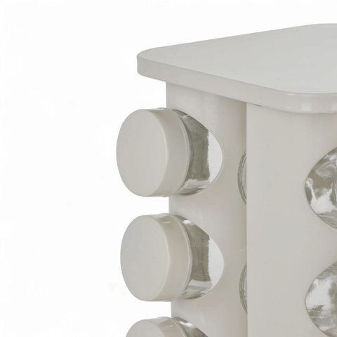 Newbury Stainless Steel Spice Rack Jar 16 Pieces Set