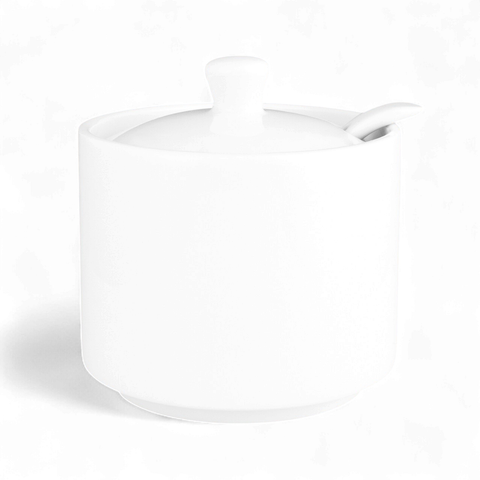 Straight Sugar Bowl 240ml - New Bone