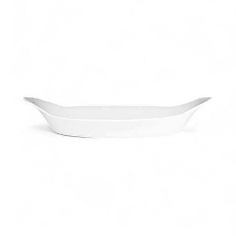Oval Au Gratin Dish 17.5cm - New Bone