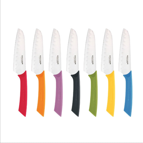 Spectrum Santoku Knife - Red