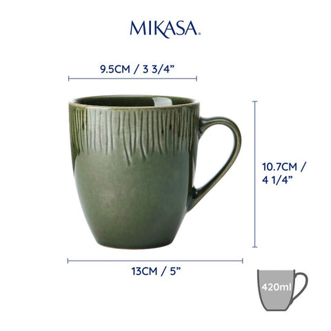 Jardin Mugs 420ml 4pc Set