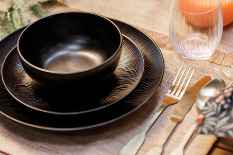 Jardin Midnight 12pc Dinner Set