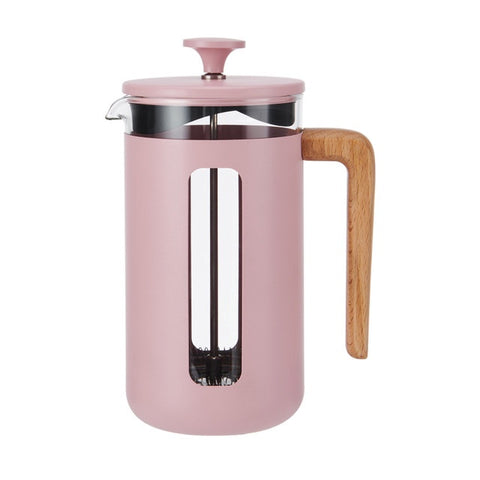 Pisa Cafetiere 8 Cup 1.0L Pink