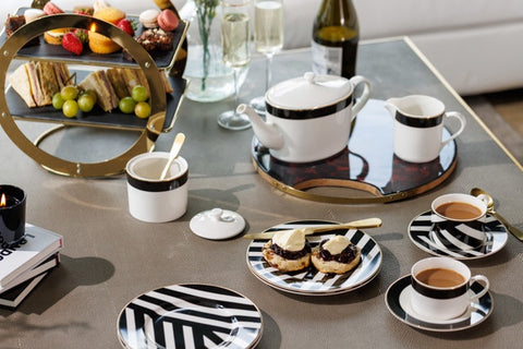Luxe Deco Sugar Pot & Creamer 2pc Set