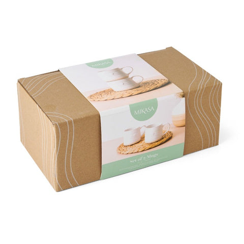 Heart Mugs 2pc Set - 380ml