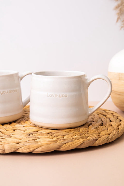 I Love You Mugs 2pc Set - 380ml