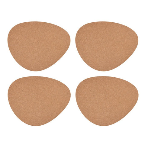 Pebble Placemat 4pc Set - Cork - 38 x 30cm