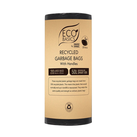 Recycled Garbage Bin Bags 50L - 20Bags/Roll