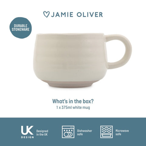 Big Love Stoneware 375ml Cosy Cuppa Mug, White, Gift Boxed