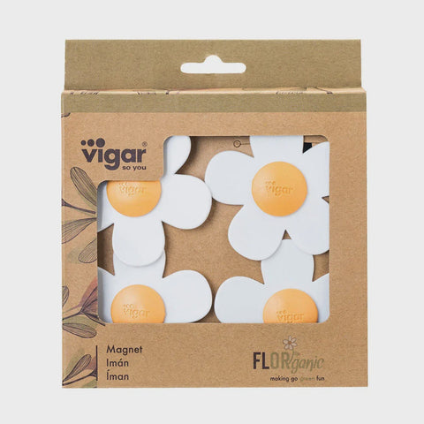 White Magic Vigar Florganic Magnet 4Piece