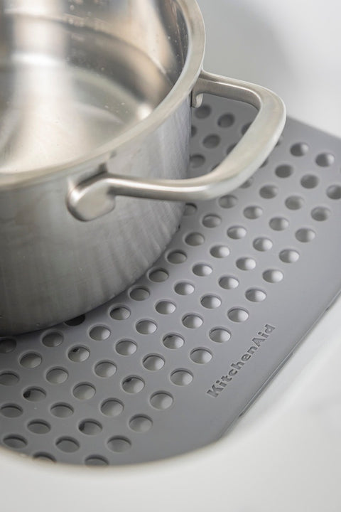 Sink Mat, Charcoal Grey, Carded
