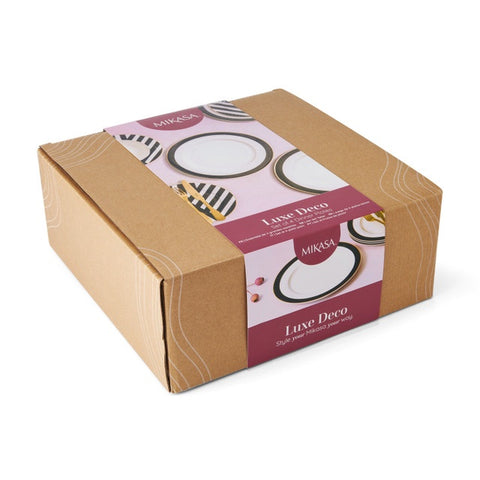 Luxe Deco Dinner Plate 27.5cm 4pc Set