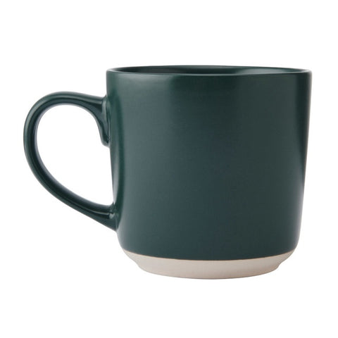 Ceramic Mug, Green, 350ml, Labelled
