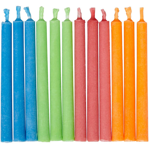 12 piece Colourflame Candle Set