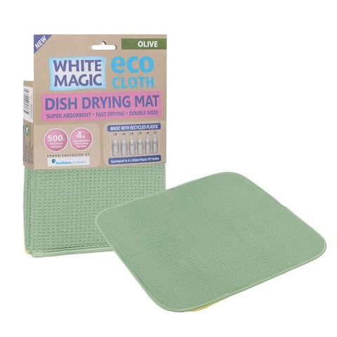 Dish Drying Mat - Olive