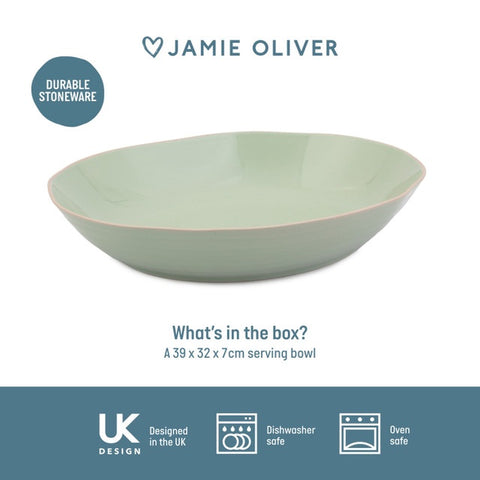 Big Love Stoneware 39cm Serving Bowl, Gift Boxed