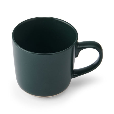 Ceramic Mug, Green, 350ml, Labelled
