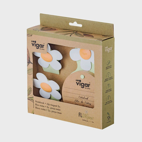 White Magic Vigar Florganic Magnet Clip 4Piece