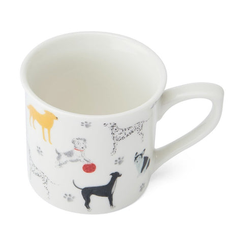 Fine Bone China 300ml Fluted Mug, Dog, Labelled