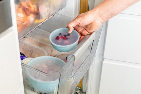 4 Piece Meal Prep Bowl Set with Lids, Mineral Water, Carded