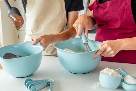 Mixing Bowls, Set of Three, Mineral Water, Sleeved