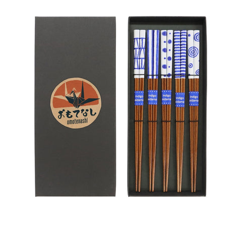 Omotenashi AIKOMON Set 5 Chopsticks